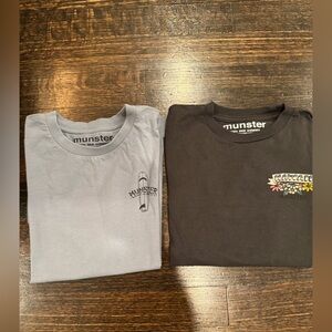 Munster Kids Gray and Black Graphic Tees